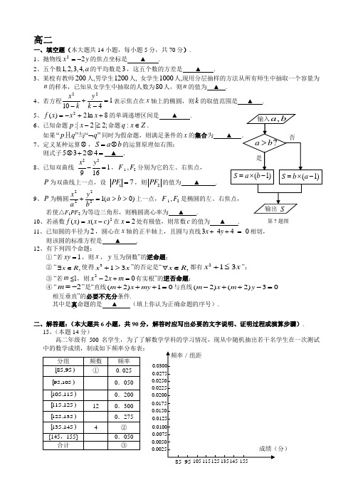 高二必做数学基础题1.doc打印