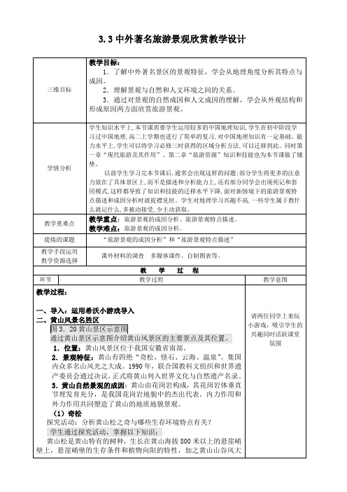 人教版高中地理选修3《第三章 旅游景观的欣赏 第三节 中外著名旅游景观欣赏》_10