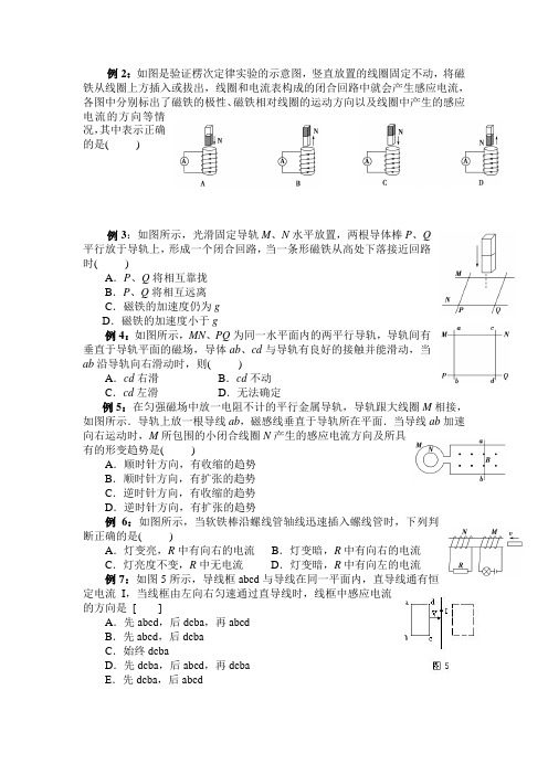 浦东高中补习班浦东补习班高二物理补习班新王牌第2讲感应电流的方向02-彭J老师