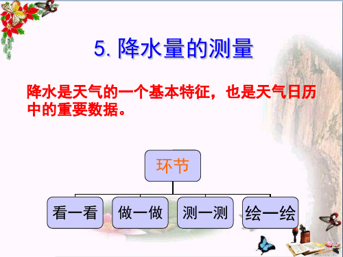 最新四年级科学上册1.5降水量的测量1教科版优选教学课件