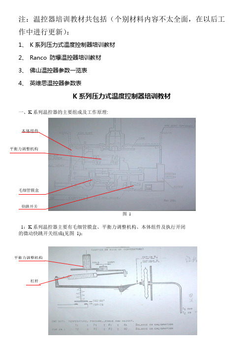 温控器资料