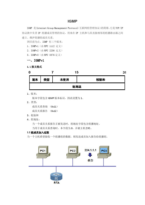 IGMP协议及抓包分析