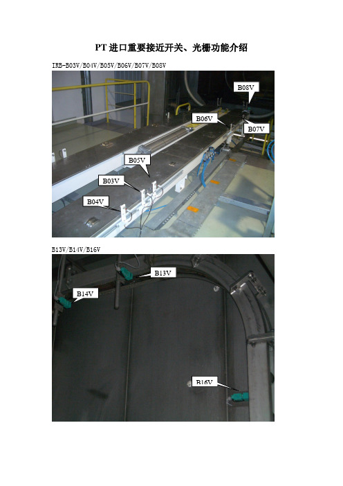 进口重要接近开关、光栅功能介绍(参考Word)