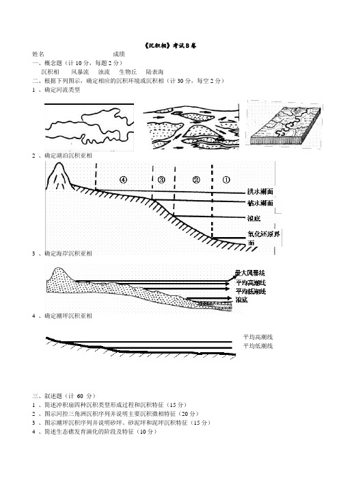 沉积相知识点复习 (1)