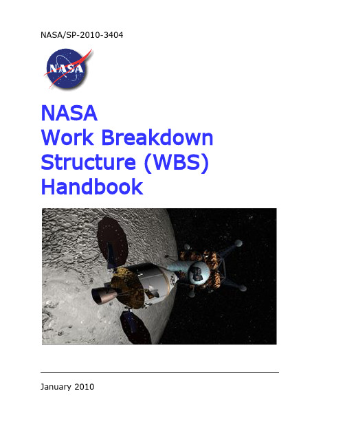 NASA Work Breakdown Structrue(WBS)Handbook