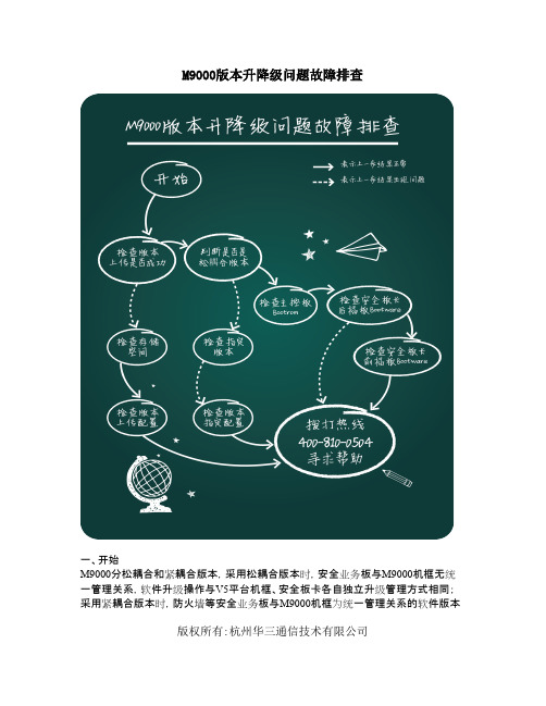 M9000版本升降级问题故障排查