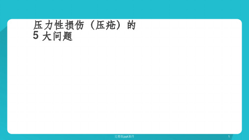 专科护理压力性损伤ppt课件