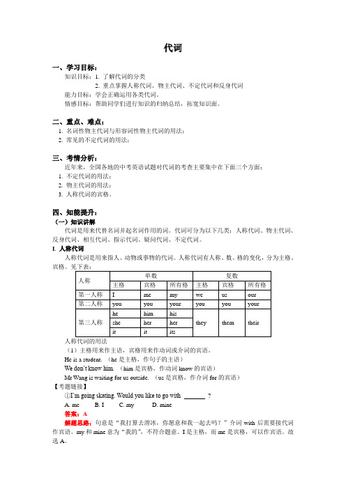 代词讲解