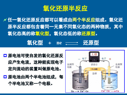 水环境化学-天然水中的氧化还原平衡