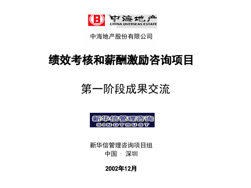 12中海项目-中期汇报材料