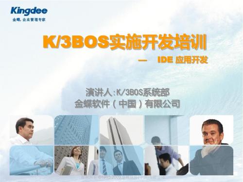 K3BOS实施开发培训—BOS_IDE