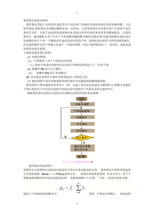 遗传算法的基本原理