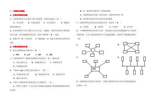 高中信息技术会考试题及答案(good)