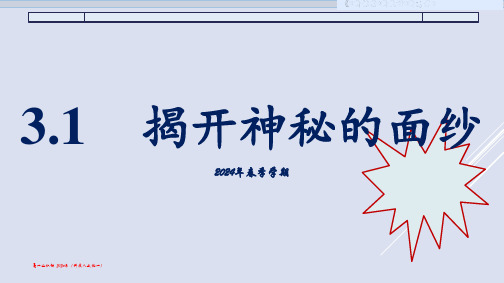 揭开系统的面纱 课件-2023-2024学年高一下学期地质版(2019)通用技术必修《技术与设计2》