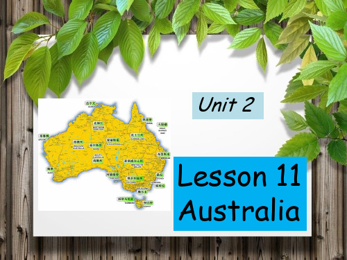 冀教版英语五年级上册Unit 2 Lesson 11 Australia-优课件