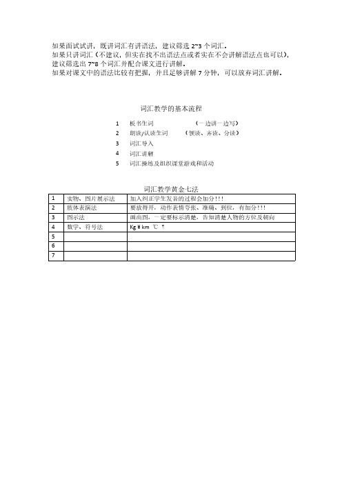 国际汉语教师证书面试复习4