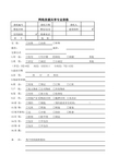 网络房源共享专业表格