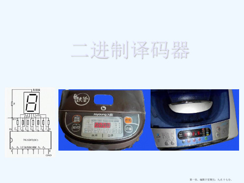 二进制译码器