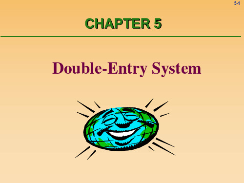 实用会计英语Chapter 5 Double-Entry System