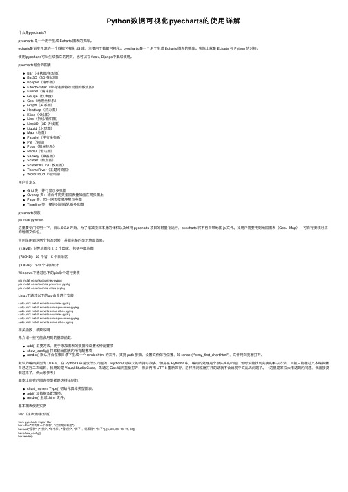 Python数据可视化pyecharts的使用详解