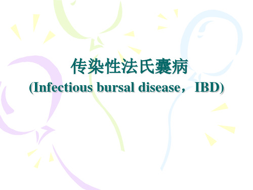 传染性法氏囊病(Infectiousbursaldisease,IBD)(精)