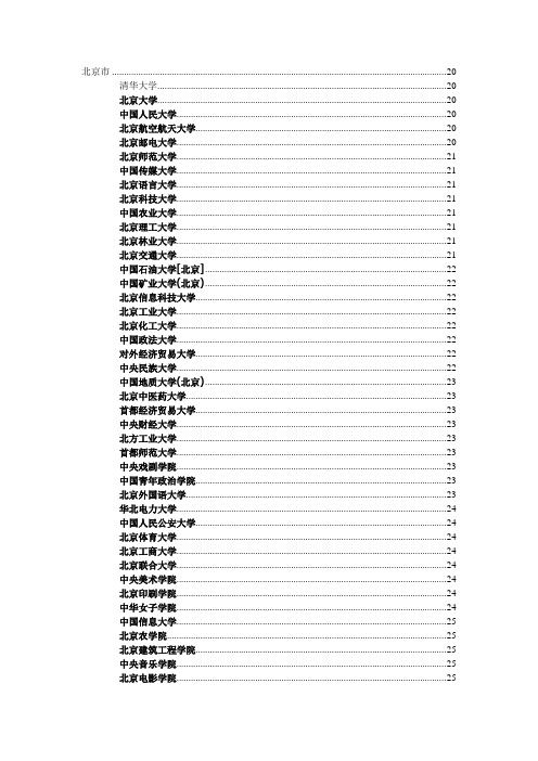 全国各大高校论坛【2013-07-16】完整版