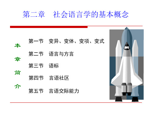 第二章：社会语言学的基本概念