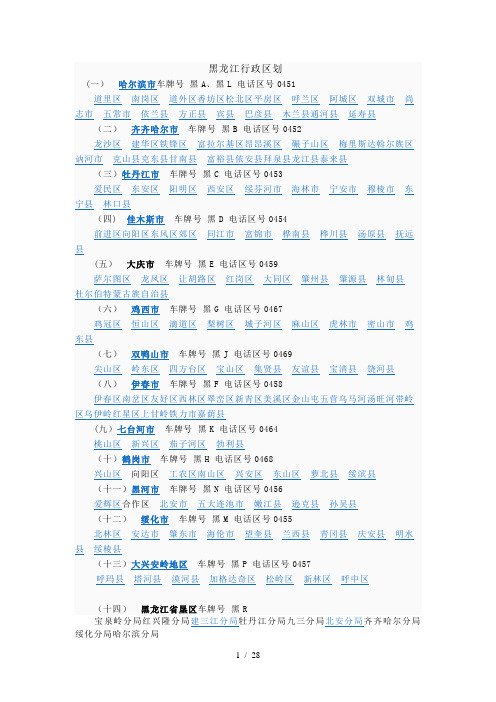 全国各省行政区划