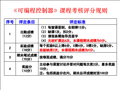 plc大学教材 ppt课件