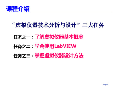 虚拟仪器技术分析与设计