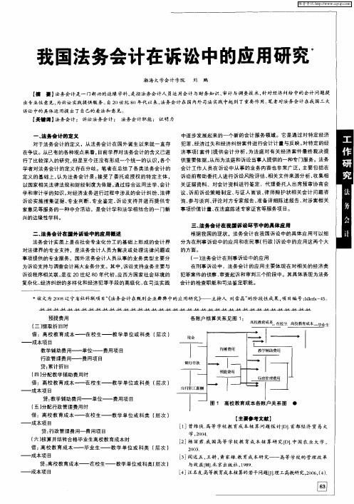 我国法务会计在诉讼中的应用研究