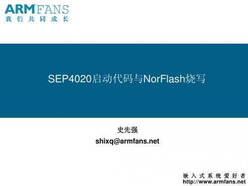 04_SEP4020启动代码与NorFlash烧写