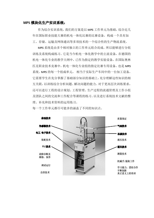 MPS实训系统