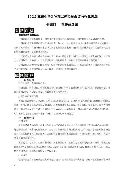 (2020新编)中考物理二轮强化训练专题四  图表信息题(解析卷 )(全国版).doc