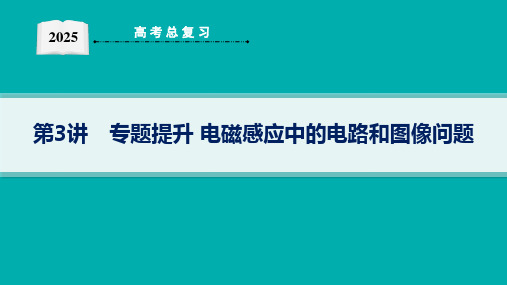 2025高考物理总复习电磁感应中的电路和图像问题