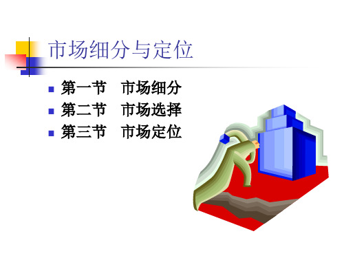 企业市场细分与定位分析