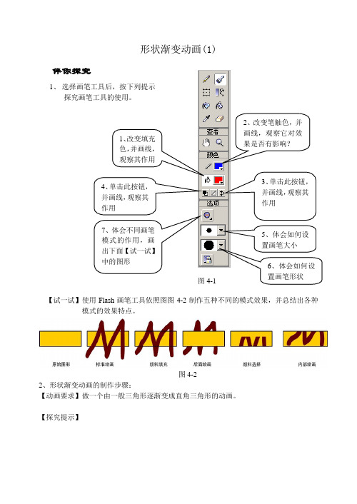 形状渐变动画(1)