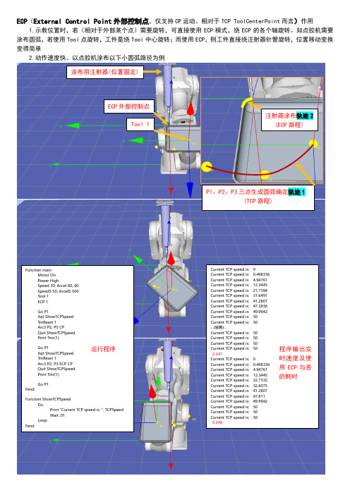 Epson ECP爱普生机械手外部控制点详解(个人总结)