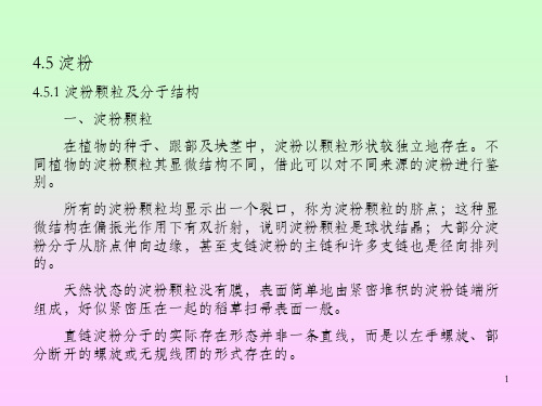 淀粉淀粉颗粒及分子结构一淀粉颗粒在植物_OK