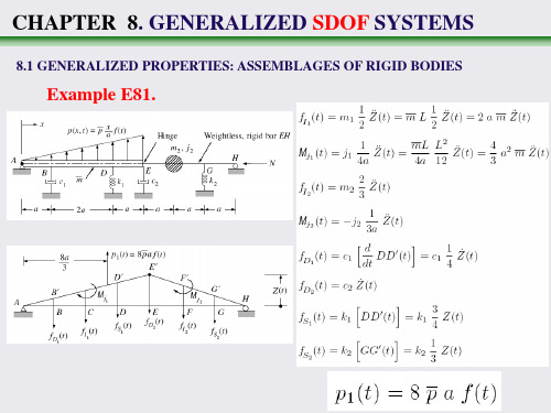 结构动力学课件—dyanmics-of-structures-ch8知识资料18页PPT