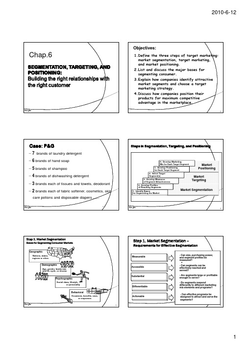 Chap6~Identifying Market Segments and Targets [