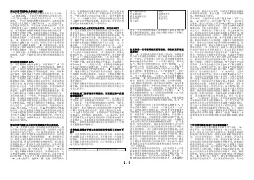 中央电大房山分校行政管理本科《 非营利组织管理概论》作业