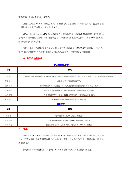 暮光堡垒哈福斯碎龙者10人普通攻略(转自NGA)