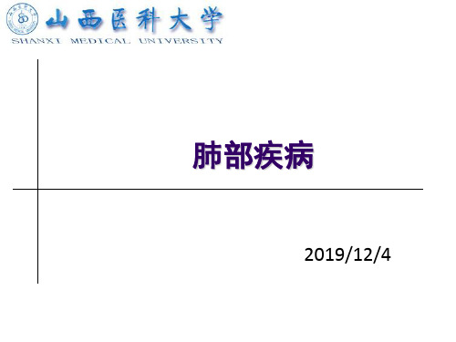 外科PPT课件肺部疾病(ppt文档)