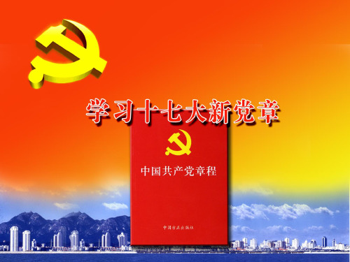 新党章课件