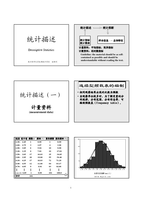 2统计描述和正态分布