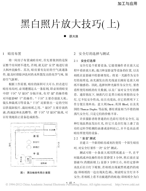 黑白照片放大技巧_上_