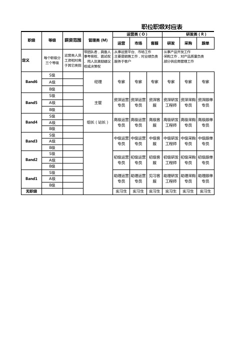 跨境电商(亚马逊)计划专业素质模型与任职资格