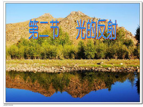 人教版八年级物理上册《4.2 光的反射》课件(共11张PPT)