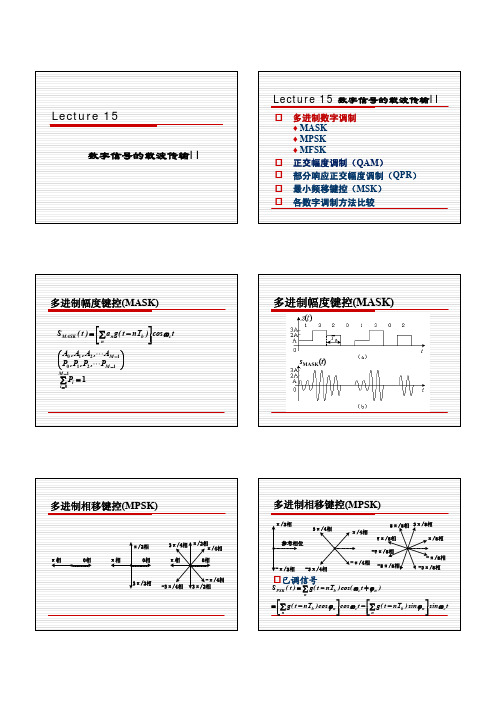 中科院 现代通信原理 黄志蓓_lecture15